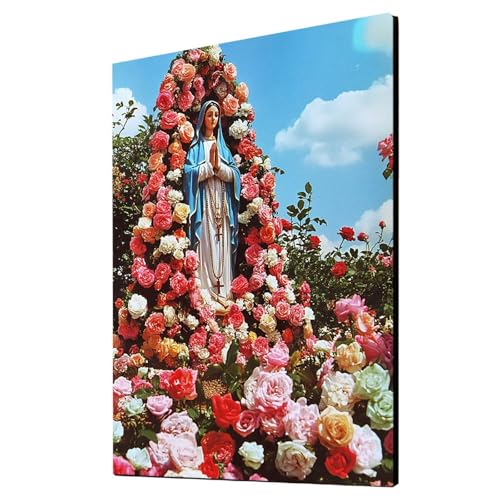 Heilige Mutter Malen Nach Zahlen Erwachsene Blume Malen Nach Zahlen 135x100cm DIY Basteln Erwachsene Klarheit Farbe Leinwan Bilder mit Acrylfarben Set 3 Typen Pinsel für Wanddeko Wohnzimmer 2YH-2020 Heilige Mutter Malen Nach Zahlen Erwachsene Blume Malen Nach Zahlen 135x100cm DIY Basteln Erwachsene Klarheit Farbe Leinwan Bilder mit Acrylfarben Set 3 Typen Pinsel für Wanddeko Wohnzimmer 2YH-2020 von Generic