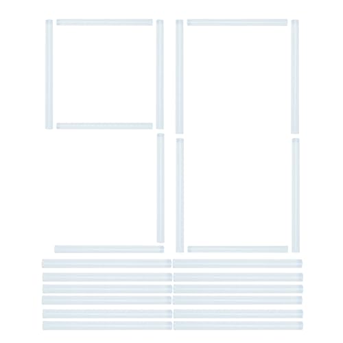 Heißklebesticks - Klebestifte für Heißklebepistole | Klebesticks | Mini Sticks für a | 90 Stück Clear Clear Craft Sealing Wood Glass Decoration für Sc-Projekte von Generic