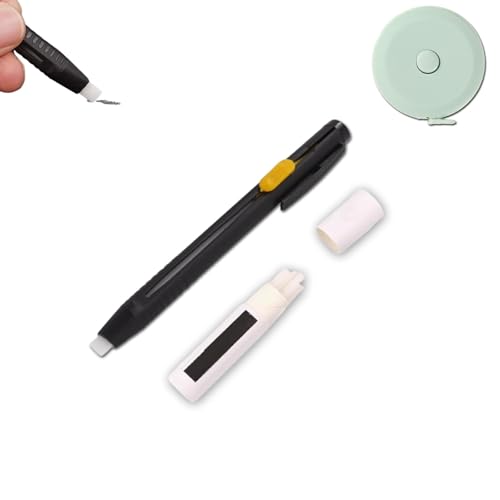 Heißlöschbarer Stoffmarker zum Nähen, waschbarer, löschbarer und austauschbarer Nachfüllstift, waschbarer, verschwindender Marker, geeignet für Strickstoffe, Stickereien (1set) von Generic