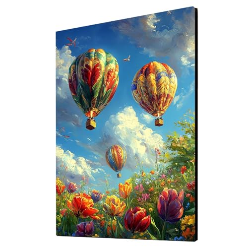Heißluftballon Malen Nach Zahlen Erwachsene Blume Malen Nach Zahlen 90x120 cm DIY Basteln Erwachsene Klarheit Farbe Leinwan Bilder mit Acrylfarben Set 3 Typen Pinsel für Wanddeko Wohnzimmer 2YH-2399 Heißluftballon Malen Nach Zahlen Erwachsene Blume Malen Nach Zahlen 90x120 cm DIY Basteln Erwachsene Klarheit Farbe Leinwan Bilder mit Acrylfarben Set 3 Typen Pinsel für Wanddeko Wohnzimmer 2YH-2399 von Generic