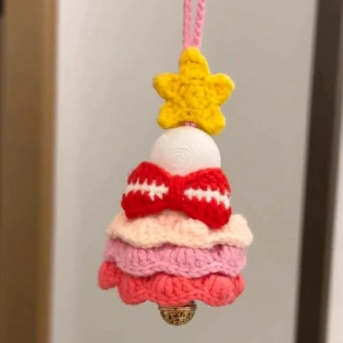 Hexengeist-Häkelset, handgefertigtes süßes Horror-Häkelset mit Garn und Werkzeugen, Geisterhexe, gehäkelte Halloween-Weihnachtstasche, Halloween-Hexen-Häkelset für Erwachsene und Kinder (Farbe B Form von Generic