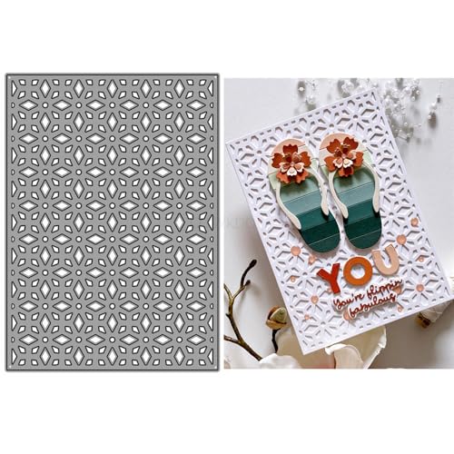 Hintergrund-Stanzformen für Kartenherstellung, hohle Diamant-Gitter-Metall-Stanzformen für Papier, Scrapbooking, DIY-Schablonen für Album, Party, Hochzeit, Festivals, Dekoration Hintergrund-Stanzformen für Kartenherstellung, hohle Diamant-Gitter-Metall-Stanzformen für Papier, Scrapbooking, DIY-Schablonen für Album, Party, Hochzeit, Festivals, Dekoration von Generic