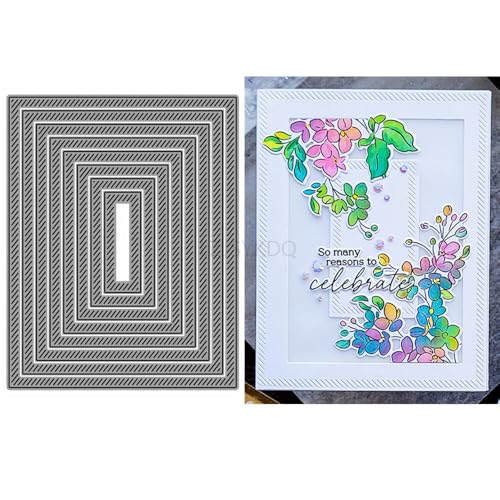 Hintergrund-Stanzformen für Kartenherstellung, rechteckige gepunktete Linie, Metall-Stanzformen für Papier, Scrapbooking, DIY-Schablonen für Album, Party, Hochzeit, Festivals, Dekoration Hintergrund-Stanzformen für Kartenherstellung, rechteckige gepunktete Linie, Metall-Stanzformen für Papier, Scrapbooking, DIY-Schablonen für Album, Party, Hochzeit, Festivals, Dekoration von Generic