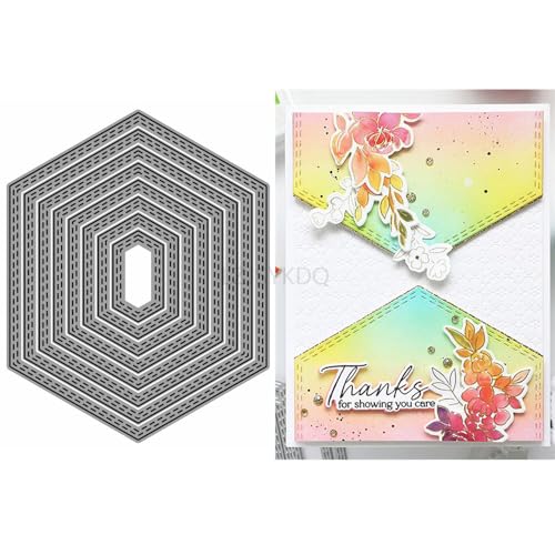 Hintergrund-Stanzformen für Kartenherstellung, sechseckige gepunktete Linie, Metall-Stanzformen für Papier, Scrapbooking, DIY-Schablonen für Album, Party, Hochzeit, Festivals, Dekoration Hintergrund-Stanzformen für Kartenherstellung, sechseckige gepunktete Linie, Metall-Stanzformen für Papier, Scrapbooking, DIY-Schablonen für Album, Party, Hochzeit, Festivals, Dekoration von Generic
