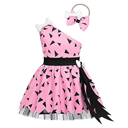 Historisches Höhlenmann-Kostüm für Mädchen aus Tüll und Netzstoff, Winterkleid für Mädchen, Rosa, 2–3 Jahre Historisches Höhlenmann-Kostüm für Mädchen aus Tüll und Netzstoff, Winterkleid für Mädchen, Rosa, 2–3 Jahre von Generic