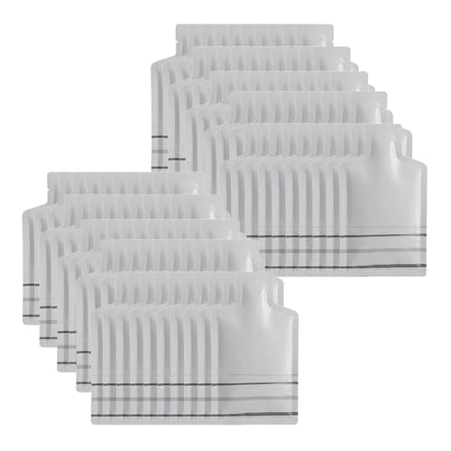 Hitzeversiegelungsbeutel, 100 Stück, Aluminium, tragbar, flüssig, für Shampoo, Duschgel, Lotion, Kosmetikproben, Parfüm, Reiseutensilien Hitzeversiegelungsbeutel, 100 Stück, Aluminium, tragbar, flüssig, für Shampoo, Duschgel, Lotion, Kosmetikproben, Parfüm, Reiseutensilien von Generic