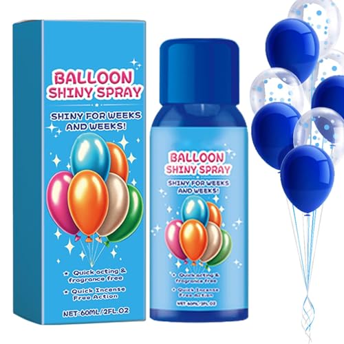 Hochglänzendes Spray für Latex-Luftballons, Glanzballonspray – elegantes glänzendes Finish, langanhaltender Aufheller, Glanz auf Sprühbasis, langanhaltender Glanz von Generic