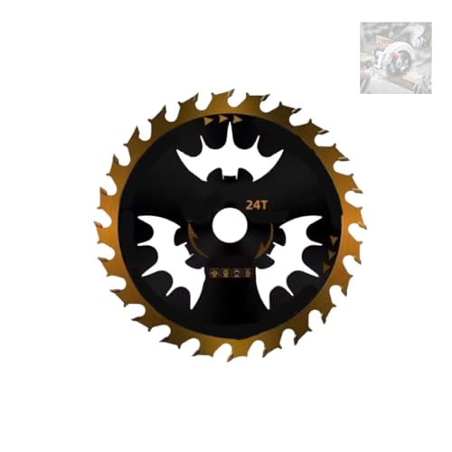Hochleistungs-Premium-Hartmetall-Kreissägeblatt, Hochleistungs-Finish-Trimmsägeblatt zum Schneiden verschiedener Holz-, Kunststoff- und Verbundwerkstoffe (1PCS,165mm) von Generic