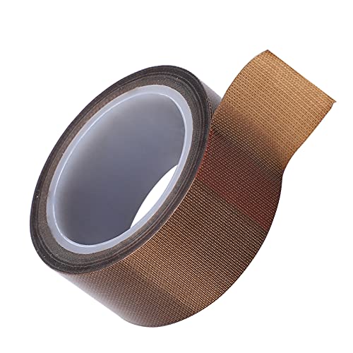 Hochtemperatur PTFE -Klebeband -Wärmesistent Isolation Adhäsive Rollen für Vakuumversiegelungsmaschine Verbrauchsmaterial 0,13 Mm X 13 Mm X 10 M Langlebig (Dicke 0,13 * Breite 50 mm * Länge 10 m) von Generic