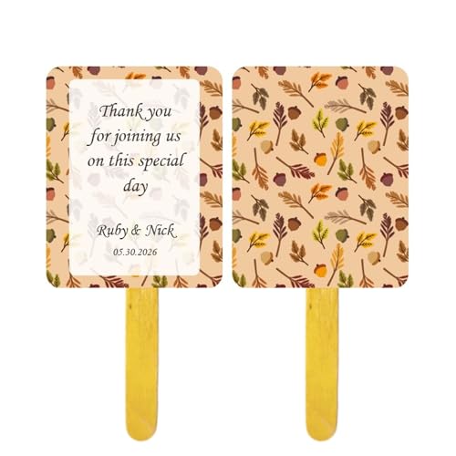 Hochzeits-Fans, personalisierte Hochzeitsgeschenke, personalisierte Handfächer, Hochzeitsprogramm-Fans, Hochzeitsprogramm, Hochzeitsprogramm-Fan, personalisierbar, Hochzeitsprogramme für Zeremonie, 50 von Generic