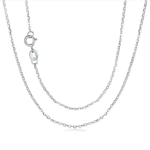 Hochzeitskette aus 18 Karat Weißgold, 18 Karat Rolo-Kette, 40–45 cm Hochzeitskette aus 18 Karat Weißgold, 18 Karat Rolo-Kette, 40–45 cm von Generic
