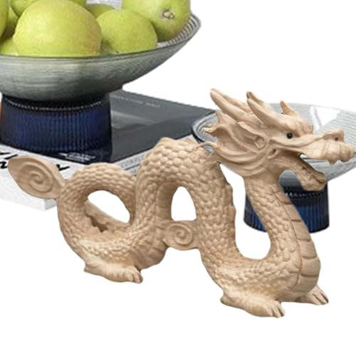 Hölzerne Drachenskulptur – traditionelle chinesische handgeschnitzte Drachenstatue, Feng-Shui-Skulptur, Drachenskulptur | Detailliertes Drachendekor, sammelbare Holzfigur, dekorative Drachenskulptur, Hölzerne Drachenskulptur – traditionelle chinesische handgeschnitzte Drachenstatue, Feng-Shui-Skulptur, Drachenskulptur | Detailliertes Drachendekor, sammelbare Holzfigur, dekorative Drachenskulptur, von Generic