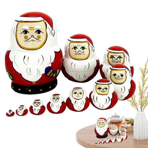 Hölzerne Panda-Nistpuppenspielzeuge,Weihnachtsnistpuppen,Cartoon-Tier-Nistpuppen - Großartige Verarbeitung, schöne Heimdekoration für Weihnachten, Neujahr, Halloween, Thanksgiving Hölzerne Panda-Nistpuppenspielzeuge,Weihnachtsnistpuppen,Cartoon-Tier-Nistpuppen - Großartige Verarbeitung, schöne Heimdekoration für Weihnachten, Neujahr, Halloween, Thanksgiving von Generic