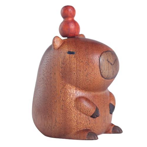 Hölzerne Tierstatuen, Holzfiguren | Miniatur Holz Tiere Statue Modell,Kreative kleine geschnitzte Figuren für Esstisch, Schreibtisch und Bücherregal Hölzerne Tierstatuen, Holzfiguren | Miniatur Holz Tiere Statue Modell,Kreative kleine geschnitzte Figuren für Esstisch, Schreibtisch und Bücherregal von Generic