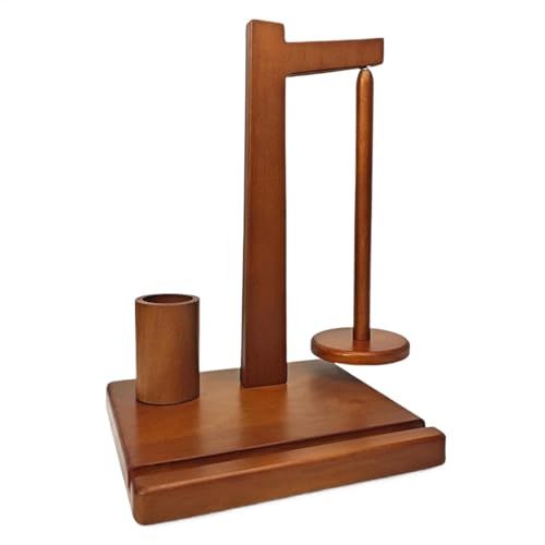 Holz Garnhalter - magnetischer Garnkugelhalter Spinner zum Häkeln und Stricken | Tragbarer handgefertigter Garnstreifer, hochwertiges Garn Drehwerkzeug für Frauen, Mütter und Strickliebhaber Holz Garnhalter - magnetischer Garnkugelhalter Spinner zum Häkeln und Stricken | Tragbarer handgefertigter Garnstreifer, hochwertiges Garn Drehwerkzeug für Frauen, Mütter und Strickliebhaber von Generic