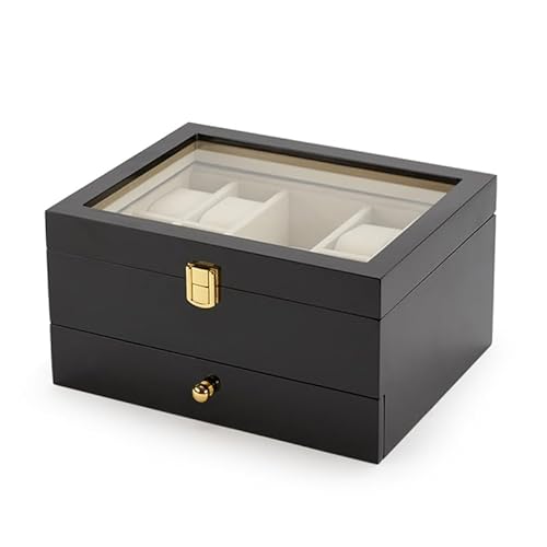 Holz Schmuckschatulle Uhrenbox Schmuck Aufbewahrungsbox von Generic