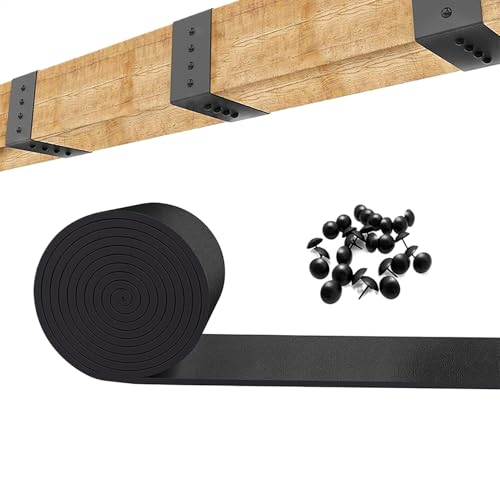 Holzbalkengurt - Klebeband zur Reparatur von Holzbalken, flexibles PU-Leder-Verbindungsband, Architekturprodukte, Metalloptik, für Seil Holzbalkengurt - Klebeband zur Reparatur von Holzbalken, flexibles PU-Leder-Verbindungsband, Architekturprodukte, Metalloptik, für Seil von Generic