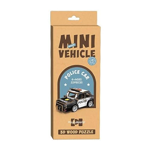 Holzbausatz 3D Polizeiauto Holzbausatz 3D Polizeiauto von Generic