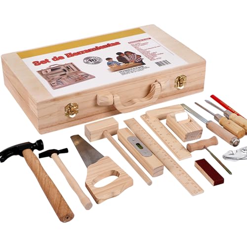 Holzbausatz - Holzspielzeug für Kinder | Holzbank mit Werkzeugkasten für das Vorschullernen, fantasievolle Spielaktivitäten für Zuhause, Schule Holzbausatz - Holzspielzeug für Kinder | Holzbank mit Werkzeugkasten für das Vorschullernen, fantasievolle Spielaktivitäten für Zuhause, Schule von Generic