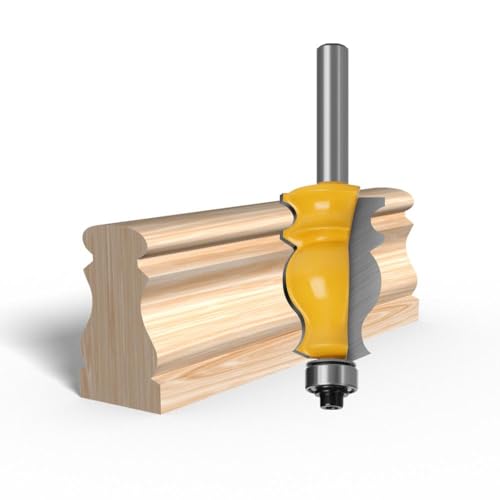 Holzbearbeitungsfräser-Set, Schaft für architektonische Formfräse, Türkabine, Schublade, Holzgehrung, Hartmetall, CNC-Schneidwerkzeug, für Holz/MDF/Sperrholz, stabile Aufbewahrungsbox im Lieferumfang Holzbearbeitungsfräser-Set, Schaft für architektonische Formfräse, Türkabine, Schublade, Holzgehrung, Hartmetall, CNC-Schneidwerkzeug, für Holz/MDF/Sperrholz, stabile Aufbewahrungsbox im Lieferumfang von Generic