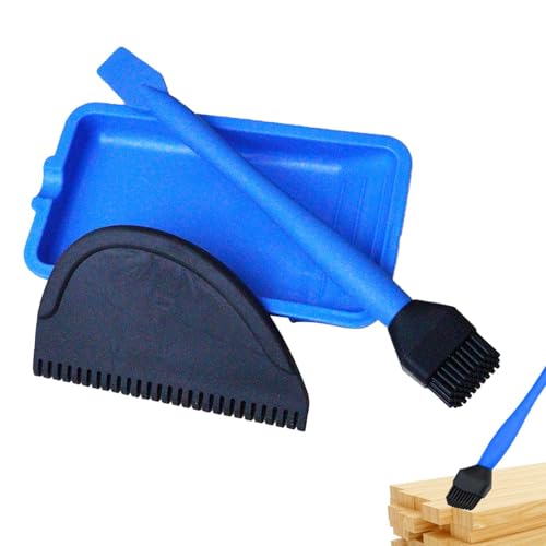 Holzleimverteiler, Leimverteiler-Set mit Pinsel und Silikon-Klebeschale – Leimverteiler, 3-teiliges Holzleim-Set, robust und komplett für Bastelprojekte Holzleimverteiler, Leimverteiler-Set mit Pinsel und Silikon-Klebeschale – Leimverteiler, 3-teiliges Holzleim-Set, robust und komplett für Bastelprojekte von Generic