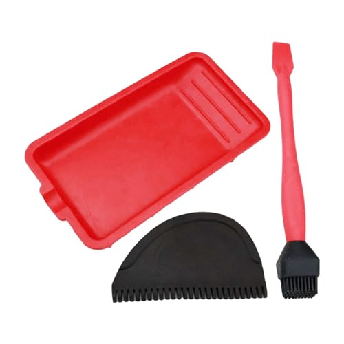 Holzleimzubehör | Klebstoffapplikator-Set mit Schale und Klebstoffbürste | Robustes und komplettes Set aus Silikonkleber für Bastelarbeiten u Holzleimzubehör | Klebstoffapplikator-Set mit Schale und Klebstoffbürste | Robustes und komplettes Set aus Silikonkleber für Bastelarbeiten u von Generic