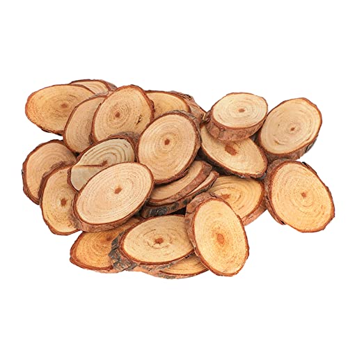 Holzornamente für Kunsthandwerk, Holzringe für Handwerksholzschmuck für Handwerkshandwerksholzkit 25pcs Kreise Baumscheiben für Kunst und Handwerk Weihnachten Ornamente DIY Basteln Holzornamente für Kunsthandwerk, Holzringe für Handwerksholzschmuck für Handwerkshandwerksholzkit 25pcs Kreise Baumscheiben für Kunst und Handwerk Weihnachten Ornamente DIY Basteln von Generic