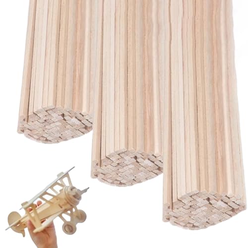 Holzstöcke für Handwerk - Los 120 Stücke, Baubaguetten, kreative Werkzeuge | Länge 30 cm mit glatte Oberfläche, DIY -Holzstöcke für Schulaktivitäten Kinder Erwachsene DIY PR Holzstöcke für Handwerk - Los 120 Stücke, Baubaguetten, kreative Werkzeuge | Länge 30 cm mit glatte Oberfläche, DIY -Holzstöcke für Schulaktivitäten Kinder Erwachsene DIY PR von Generic