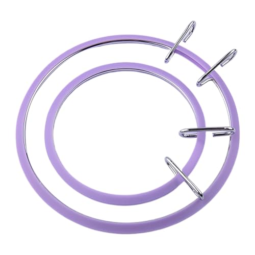 Hoop For Kreuzstich | Polsterring mit Spannungsmechanismus - 2er-Pack Einstellbare Nähartikel Handwerkszubehör für Projekte von Generic