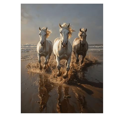 Horse Malen Nach Zahlen Erwachsene Meerblick Malen Nach Zahlen 70 x 50CM DIY Basteln Erwachsene Klarheit Farbe Leinwan Bilder mit Acrylfarben Set 3 Typen Pinsel für Wanddeko Wohnzimmer YH2-2639 Horse Malen Nach Zahlen Erwachsene Meerblick Malen Nach Zahlen 70 x 50CM DIY Basteln Erwachsene Klarheit Farbe Leinwan Bilder mit Acrylfarben Set 3 Typen Pinsel für Wanddeko Wohnzimmer YH2-2639 von Generic