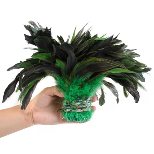 Hühnerfedern mit Hahn, 800–1000 Stück/Los, für Hochzeit, Karneval, Show, Performance, Kleidung, Dekoration, Basteln, 99, 800–1000 Stück von Generic