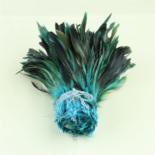 Hühnerfedern mit Hahn, 800–1000 Stück/Los, für Hochzeit, Karneval, Show, Performance, Kleidung, Dekoration, Basteln, Seeblau, 800–1000 Stück Hühnerfedern mit Hahn, 800–1000 Stück/Los, für Hochzeit, Karneval, Show, Performance, Kleidung, Dekoration, Basteln, Seeblau, 800–1000 Stück von Generic