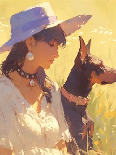 Hund Diamond Painting Erwachsene 60x80cm Diamond Painting Klein Bastelset Kinder ab 9 jahre Diamant Malerei Schönheit Diamanten Malen Nach Zahlen Crystal Cross Stickerei Malerei Kits für Dekor z24-t Hund Diamond Painting Erwachsene 60x80cm Diamond Painting Klein Bastelset Kinder ab 9 jahre Diamant Malerei Schönheit Diamanten Malen Nach Zahlen Crystal Cross Stickerei Malerei Kits für Dekor z24-t von Generic