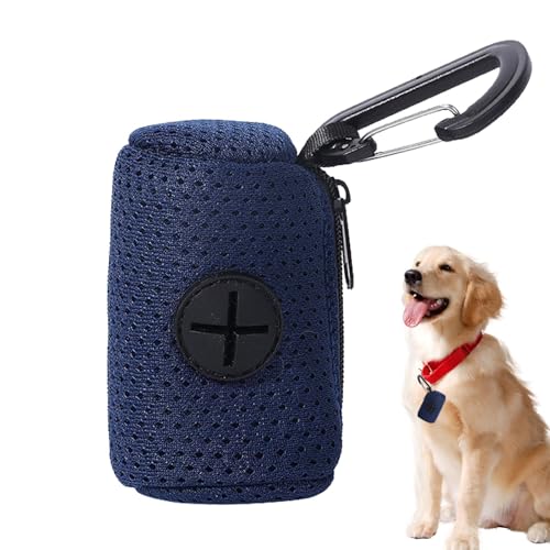 Hundekotbeutelspender | Netzstoff Kotbeutelhalter | Hängender Kotbeutelspender, Leinenbefestigungsbeutelspender, Haustierkotbeutelspender mit Reißverschluss für Reisen, Spaziergänge im Freien Hundekotbeutelspender | Netzstoff Kotbeutelhalter | Hängender Kotbeutelspender, Leinenbefestigungsbeutelspender, Haustierkotbeutelspender mit Reißverschluss für Reisen, Spaziergänge im Freien von Generic