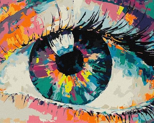 IDEYKA Malen nach Zahlen Regenbogenoptik 40x50 mit Holzrahmen Komplettset Feiertagsgeschenke DIY Acrylmalerei IDEYKA Malen nach Zahlen Regenbogenoptik 40x50 mit Holzrahmen Komplettset Feiertagsgeschenke DIY Acrylmalerei von Generic
