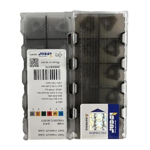 ISCAR TOGT110405-DT IC908 / Original Hartmetallklingen, 10 Stück ISCAR TOGT110405-DT IC908 / Original Hartmetallklingen, 10 Stück von Generic