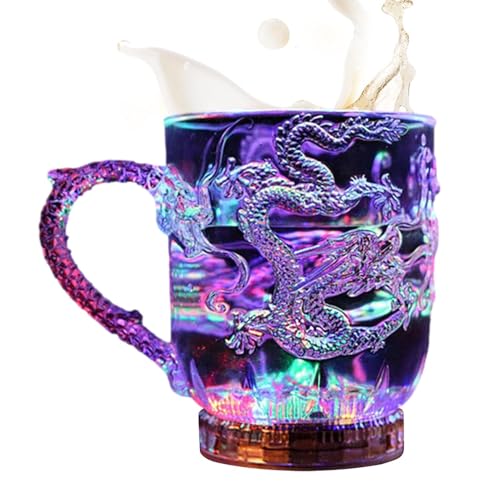Im Dunkeln Leuchtender Tasse: Party Beleuchtete Tassen, Helle LED Blinkende Becher | Aktivierte Hochzeitsgläser Mit Aktivierung, Farbwechsel Kaffeetasse Mit LED Att von Generic