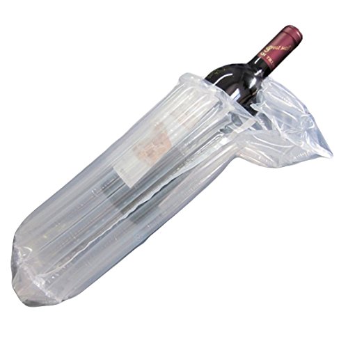 Inflatable Air Bag Bubble Wrap Packaging Bag Cushion for Wine Bottle Shockproof Protection (50) von Generic