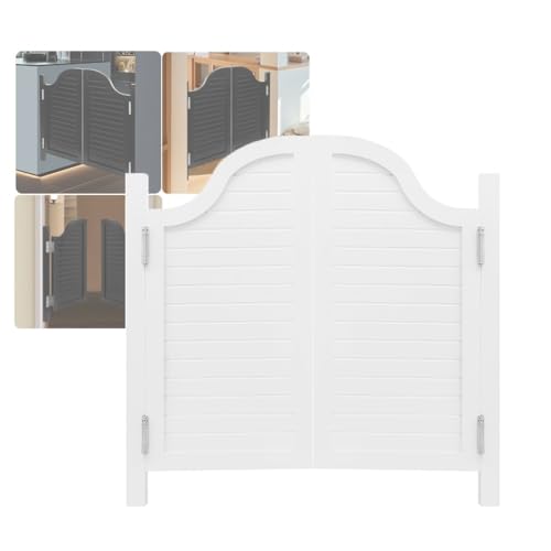 Innenschwingtür mit Scharnieren, Saloon-Café-Türen, 24-55 Zoll breite Halbtür aus Massivholz für Küchentreppen, Schlafzimmer, Eingangstrennwand Innenschwingtür mit Scharnieren, Saloon-Café-Türen, 24-55 Zoll breite Halbtür aus Massivholz für Küchentreppen, Schlafzimmer, Eingangstrennwand von Generic