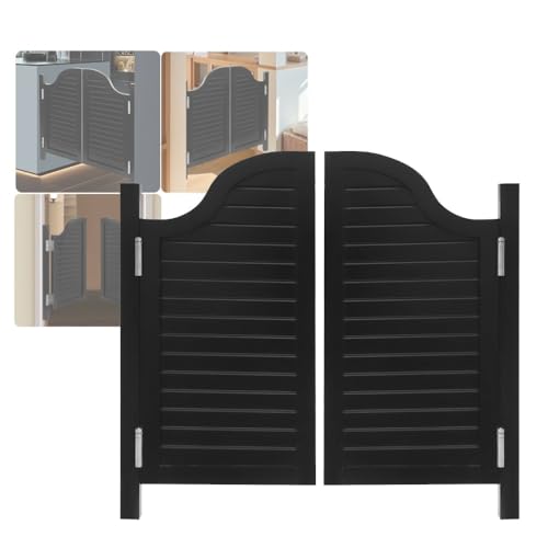 Innenschwingtür mit Scharnieren, Saloon-Café-Türen, 24-55 Zoll breite Halbtür aus Massivholz für Küchentreppen, Schlafzimmer, Eingangstrennwand Innenschwingtür mit Scharnieren, Saloon-Café-Türen, 24-55 Zoll breite Halbtür aus Massivholz für Küchentreppen, Schlafzimmer, Eingangstrennwand von Generic