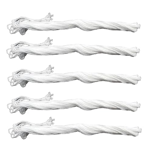 Janeu Sacred Garn für Puja - Reine Baumwolle | Hindu-Rituale und Zeremonien | Aus 100% Baumwolle | 5er Pack (Weiß) von Generic