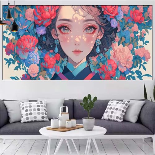 Japan Diamond Painting xxl 100x200cm Diamond Painting Erwachsene Schönheit Diamant Malerei Set,Mosaikherstellung Malen Nach Zahlen Cross Stickerei Kunst Leinwand Malerei Kits,Décor Gifts Frauen CN-980 Japan Diamond Painting xxl 100x200cm Diamond Painting Erwachsene Schönheit Diamant Malerei Set,Mosaikherstellung Malen Nach Zahlen Cross Stickerei Kunst Leinwand Malerei Kits,Décor Gifts Frauen CN-980 von Generic