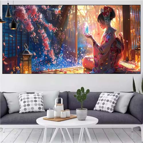 Japan Diamond Painting xxl 70x140cm Diamond Painting Erwachsene Schönheit Diamant Malerei Set,Mosaikherstellung Malen Nach Zahlen Cross Stickerei Kunst Leinwand Malerei Kits,Décor Gifts Frauen CN-977 Japan Diamond Painting xxl 70x140cm Diamond Painting Erwachsene Schönheit Diamant Malerei Set,Mosaikherstellung Malen Nach Zahlen Cross Stickerei Kunst Leinwand Malerei Kits,Décor Gifts Frauen CN-977 von Generic