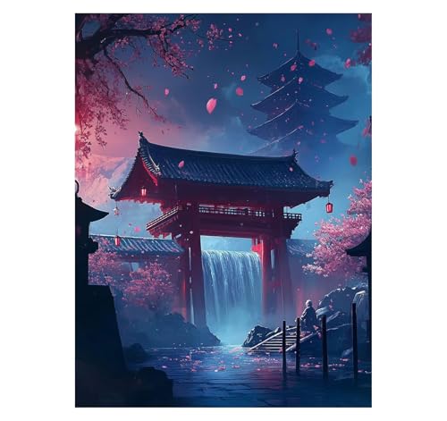 Japan Malen Nach Zahlen Erwachsene Architektur Malen Nach Zahlen 135 x 100 CM DIY Basteln Erwachsene Klarheit Farbe Leinwan Bilder mit Acrylfarben Set 3 Typen Pinsel für Wanddeko Wohnzimmer YH2-1102 Japan Malen Nach Zahlen Erwachsene Architektur Malen Nach Zahlen 135 x 100 CM DIY Basteln Erwachsene Klarheit Farbe Leinwan Bilder mit Acrylfarben Set 3 Typen Pinsel für Wanddeko Wohnzimmer YH2-1102 von Generic
