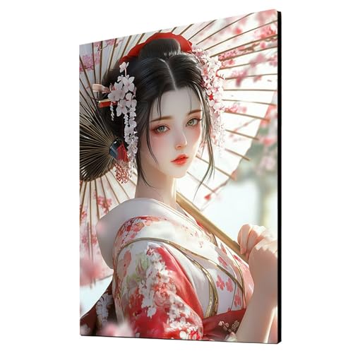 Japan Malen Nach Zahlen Erwachsene Geisha Malen Nach Zahlen 120x90CM DIY Basteln Erwachsene Klarheit Farbe Leinwan Bilder mit Acrylfarben Set 3 Typen Pinsel für Wanddeko Wohnzimmer, Geschenke 2YH-5199 Japan Malen Nach Zahlen Erwachsene Geisha Malen Nach Zahlen 120x90CM DIY Basteln Erwachsene Klarheit Farbe Leinwan Bilder mit Acrylfarben Set 3 Typen Pinsel für Wanddeko Wohnzimmer, Geschenke 2YH-5199 von Generic