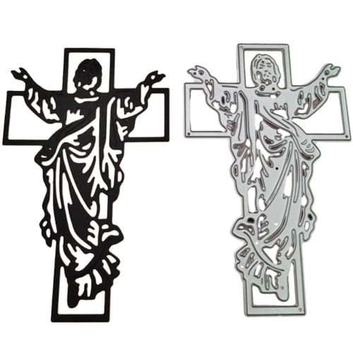 Jesus Kreuz Metall Stanzformen Schablonen für DIY Scrapbooking Dekorative Album Prägung Handwerk Stanzen Vorlage Jesus Kreuz Metall Stanzformen Schablonen für DIY Scrapbooking Dekorative Album Prägung Handwerk Stanzen Vorlage von Generic