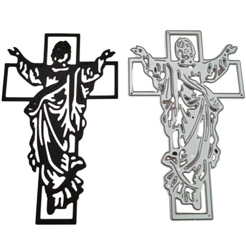 Jesus Kreuz Metall Stanzformen Schablonen für Diy Scrapbooking Dekorative Album Prägung Handwerk Stanzen Vorlage von Generic