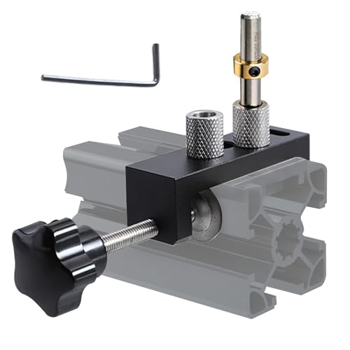 Jig-Dowel-Kit, Jig-Doweling-Kit,Bohrorter | Bohrführung mit Doppel-Loch-Zugang für 2020 2040 3030 3060 4040 Aluminiumextrusionsprofil Jig-Dowel-Kit, Jig-Doweling-Kit,Bohrorter | Bohrführung mit Doppel-Loch-Zugang für 2020 2040 3030 3060 4040 Aluminiumextrusionsprofil von Generic