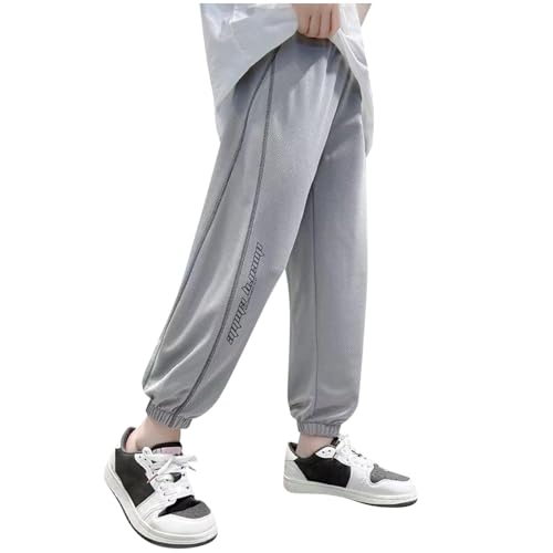 Jungen Jogginghose Ganzkörperlänge Beinabschluss Elastischer Bund Gestreifter Netzstoff Schnell Trocknend Sommer Wohnzimmer Joggen Sport Gym Jungen Jogginghose Ganzkörperlänge Beinabschluss Elastischer Bund Gestreifter Netzstoff Schnell Trocknend Sommer Wohnzimmer Joggen Sport Gym von Generic