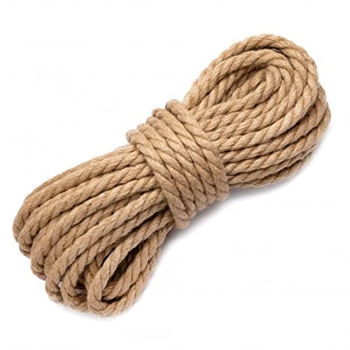 Juteseil. Jute Rope. Juteschnur. Dekokordel. Jutekordel. Schnur aus Jute 10mm / 30m von Generic